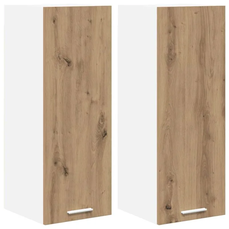 Pakabinama spintelė 2 pcs Amatininkų ąžuolas ir baltas