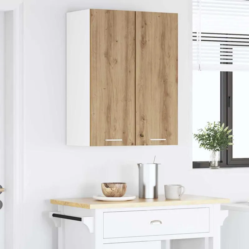 Pakabinama spintelė 2 pcs Amatininkų ąžuolas ir baltas