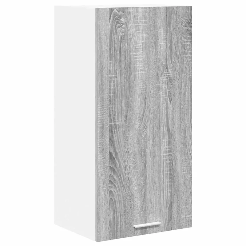 Pakabinama spintelė Pilkas Sonoma ir baltas 40 x 31 x 80 cm
