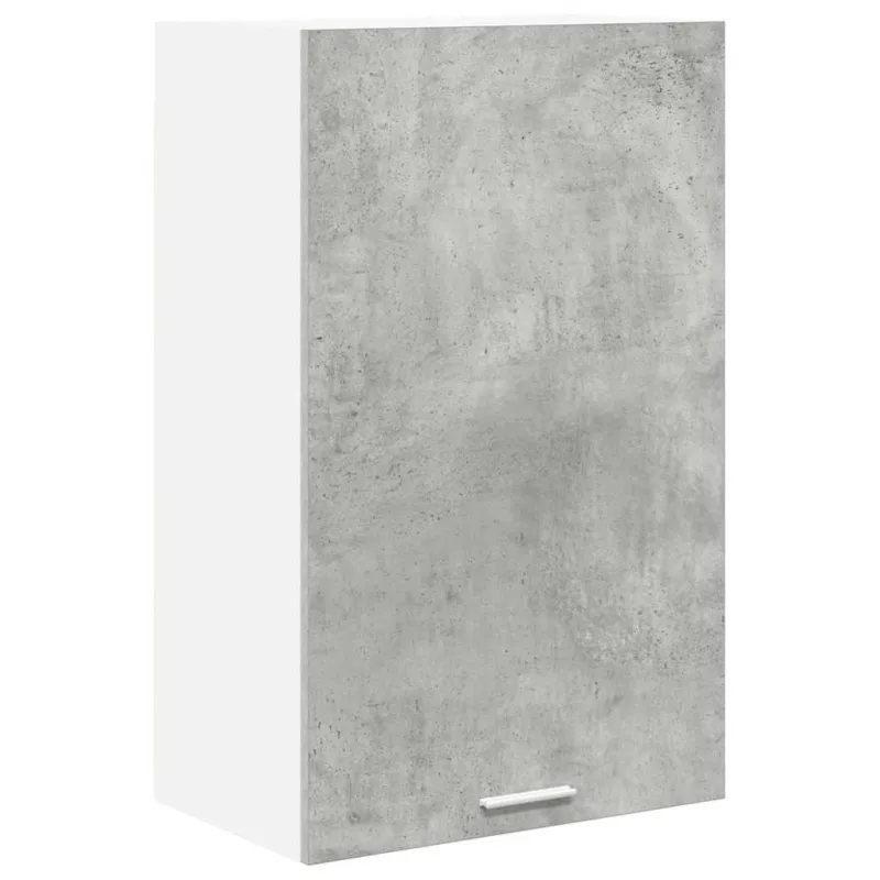 Pakabinama spintelė Betono pilka ir balta 50 x 31 x 80 cm
