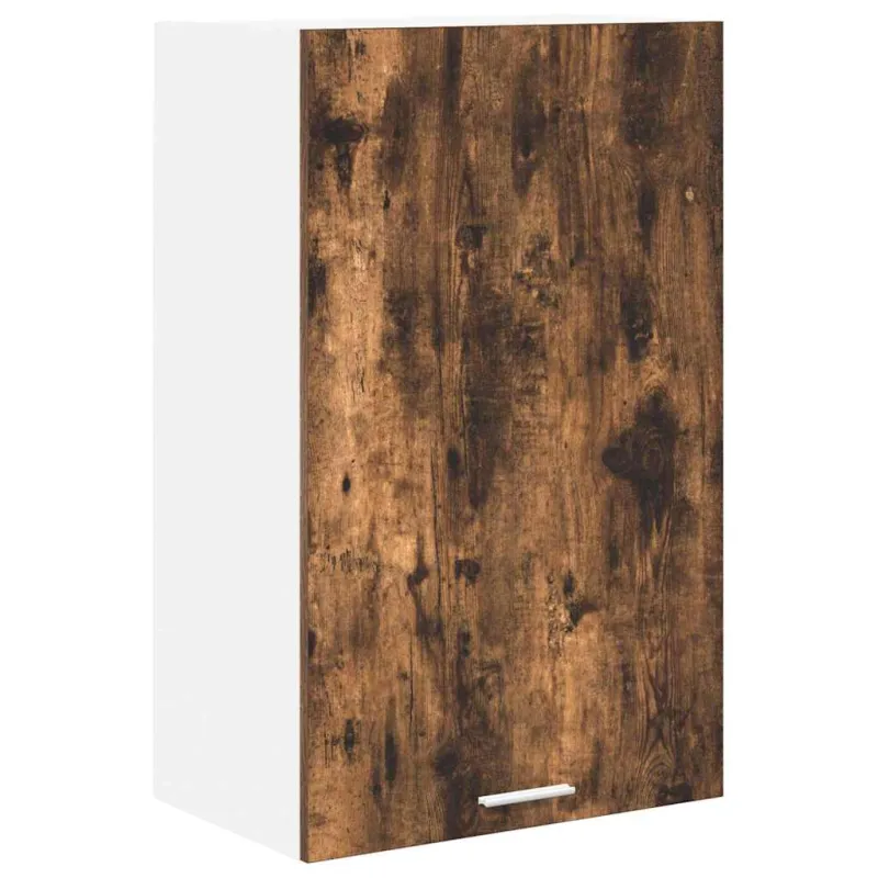 Pakabinama spintelė Rūkyto ąžuolo ir baltos 50 x 31 x 80 cm