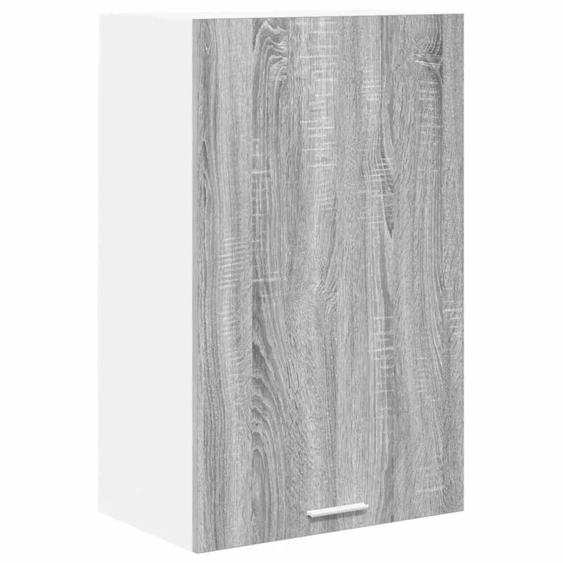 Pakabinama spintelė Pilkas Sonoma ir baltas 50 x 31 x 80 cm