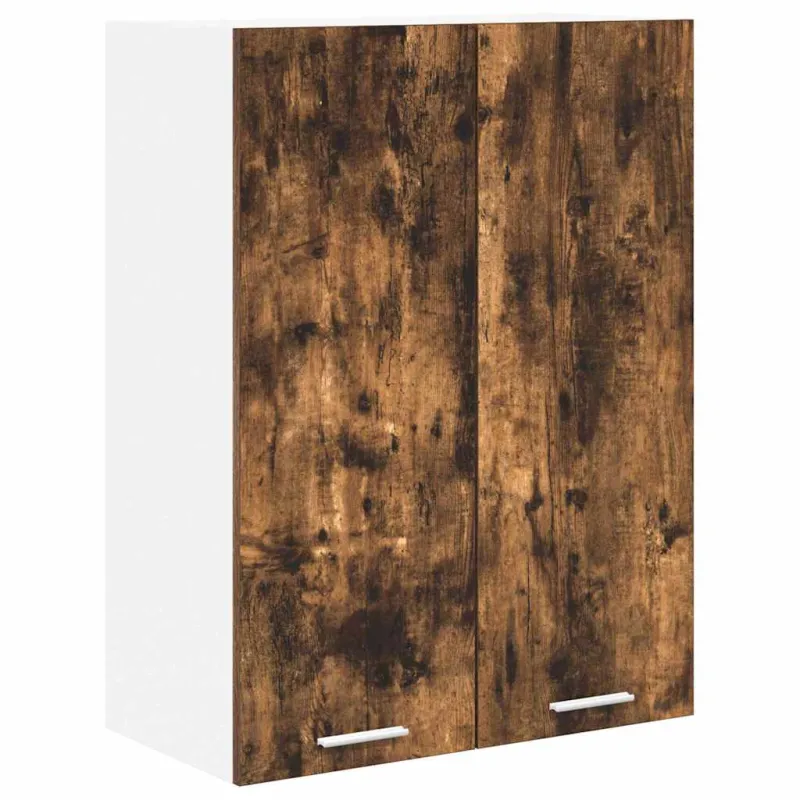 Pakabinama spintelė su saugykla Rūkyta ąžuolas 60 x 31 x 80 cm