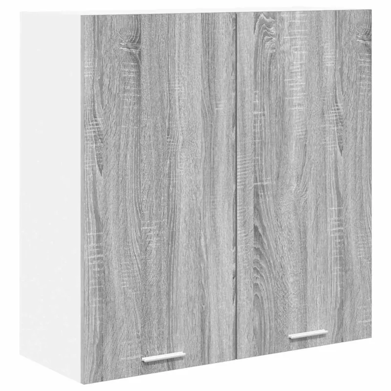 Pakabinama spintelė su saugykla Pilkas Sonoma 80 x 31 x 80 cm
