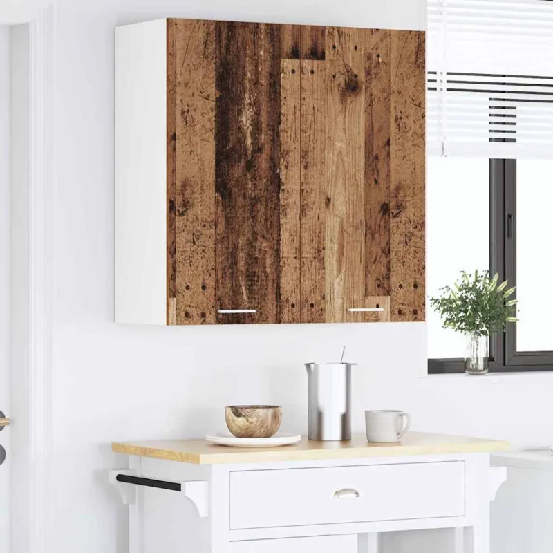 Pakabinama spintelė su saugykla Senas medis 80 x 31 x 80 cm