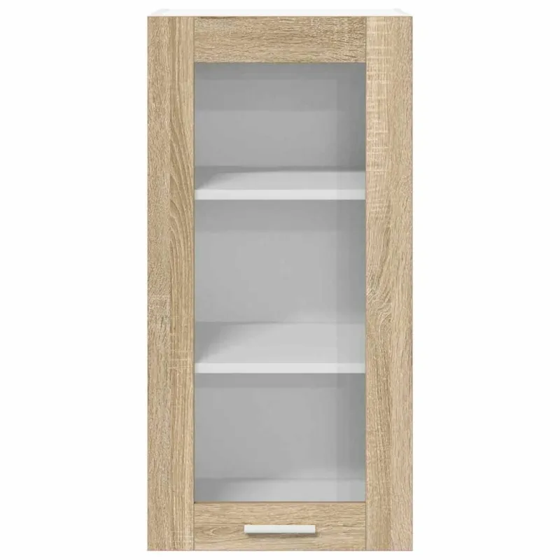 Pakabinama spintelė 2 pcs Sonoma ąžuolas 40 x 31 x 80 cm