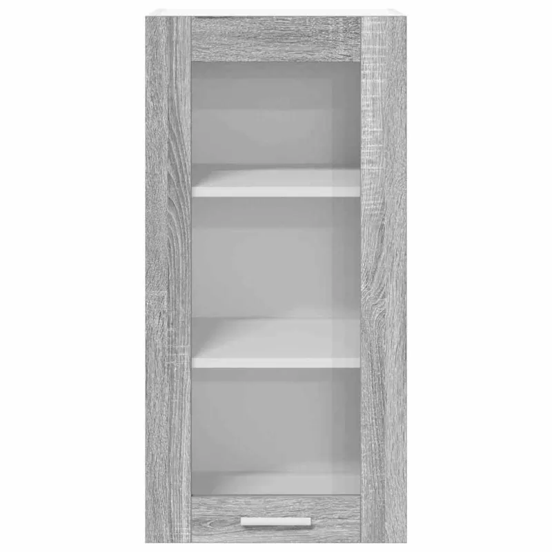 Pakabinama spintelė 2 pcs Pilkas Sonoma 40 x 31 x 80 cm