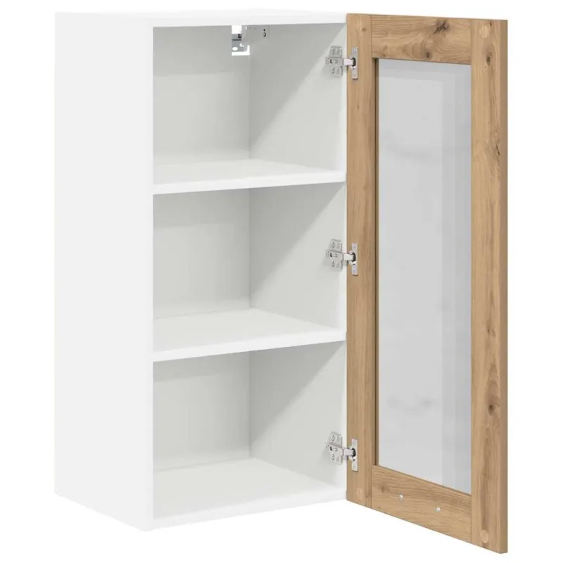 Pakabinama spintelė 2 pcs Amatininkų ąžuolas 40 x 31 x 80 cm