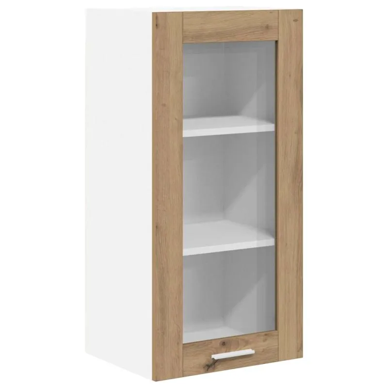 Pakabinama spintelė 2 pcs Amatininkų ąžuolas 40 x 31 x 80 cm