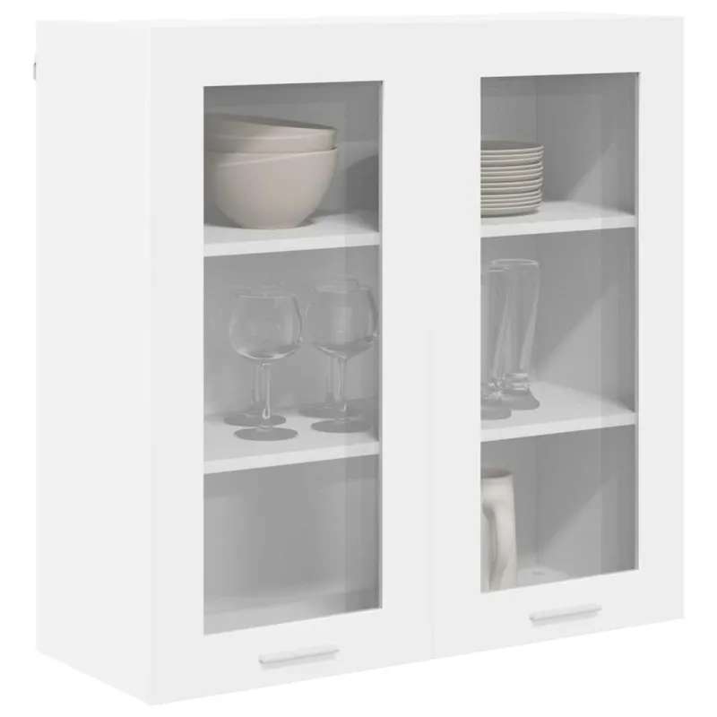 Pakabinama spintelė Balta 80 x 31 x 80 cm Apdirbta mediena