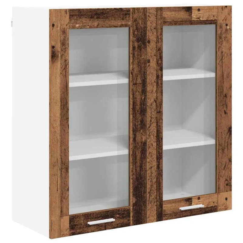 Pakabinama spintelė su saugykla Senas medis 80 x 31 x 80 cm