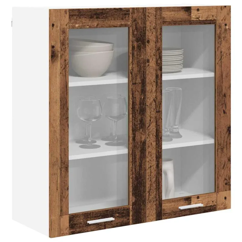 Pakabinama spintelė su saugykla Senas medis 80 x 31 x 80 cm