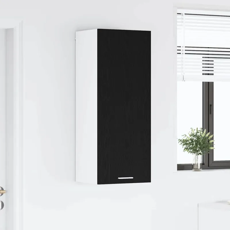 Pakabinama spintelė su saugykla Juodas ąžuolas 40 x 31 x 100 cm