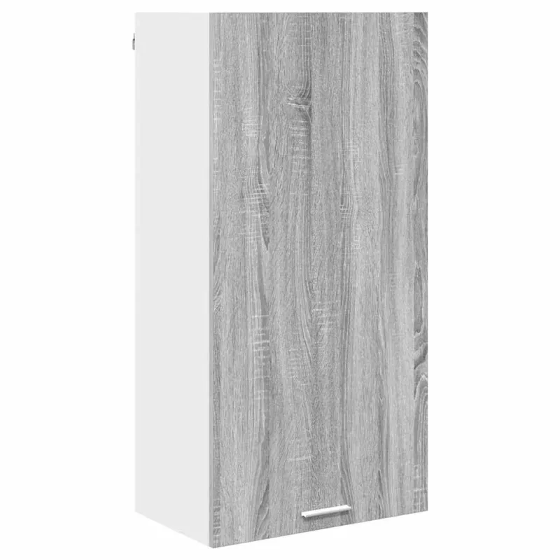 Pakabinama spintelė Pilkas Sonoma ir baltas 50 x 31 x 100 cm