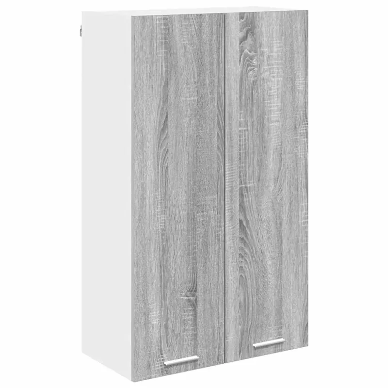 Pakabinama spintelė su saugykla Pilkas Sonoma 60 x 31 x 100 cm