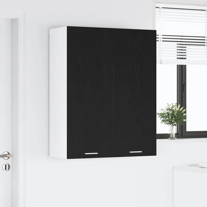 Pakabinama spintelė su saugykla Juodas ąžuolas 80 x 31 x 100 cm