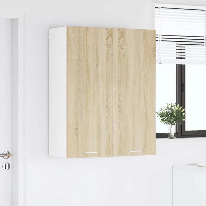 Pakabinama spintelė su saugykla Sonoma ąžuolas 80 x 31 x 100 cm