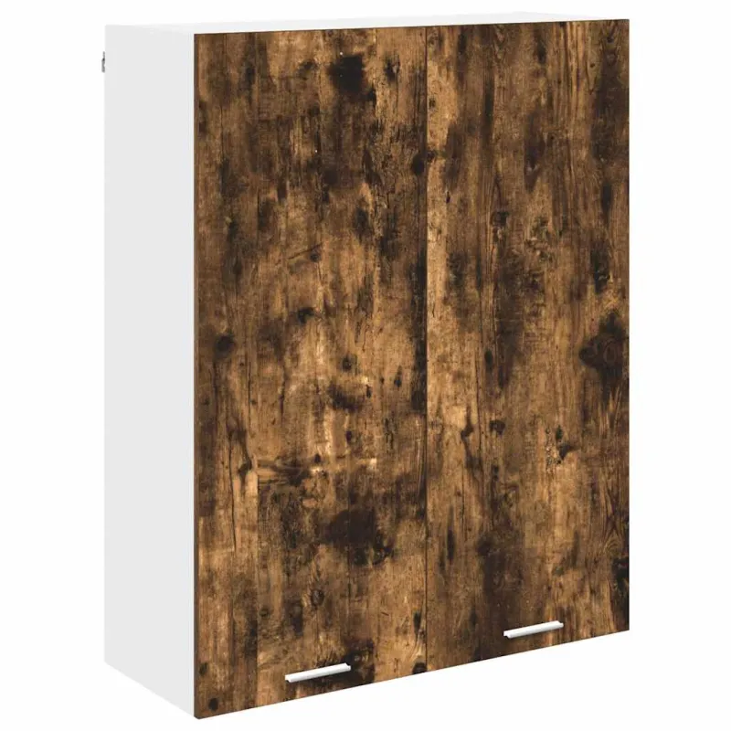Pakabinama spintelė su saugykla Rūkyta ąžuolas 80 x 31 x 100 cm
