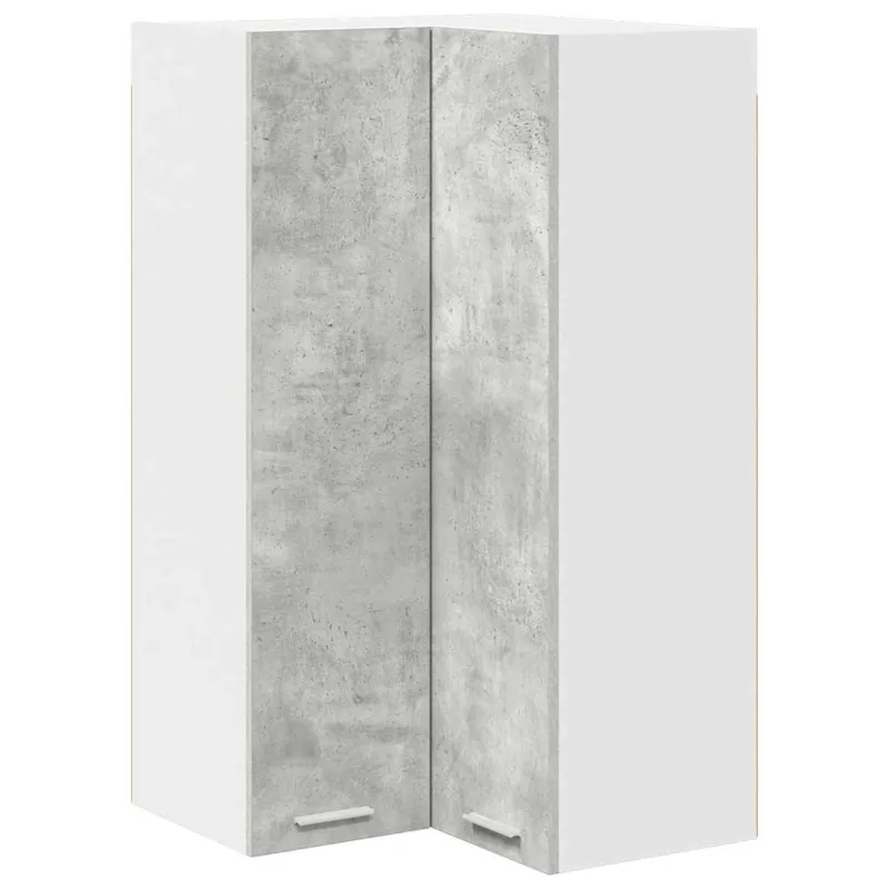 Pakabinama spintelė Betono pilka ir balta 57 x 57 x 100 cm