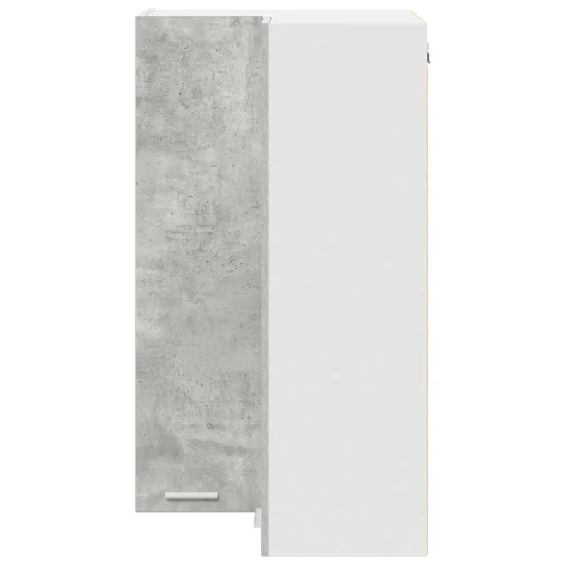 Pakabinama spintelė Betono pilka ir balta 57 x 57 x 100 cm