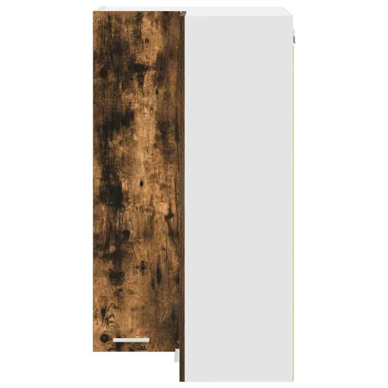 Pakabinama spintelė Rūkyto ąžuolo ir baltos 57 x 57 x 100 cm