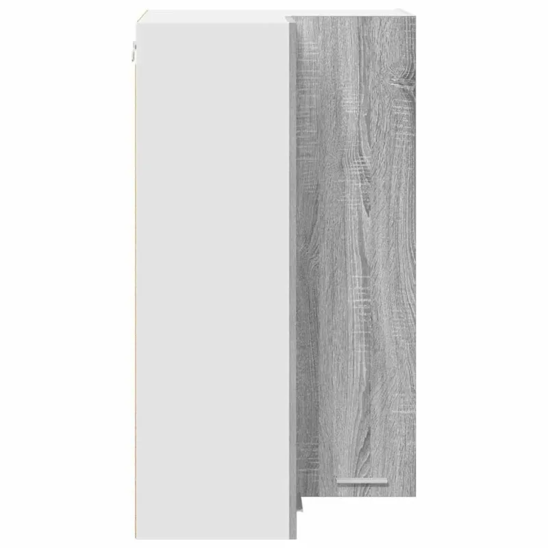 Pakabinama spintelė Pilkas Sonoma ir baltas 57 x 57 x 100 cm