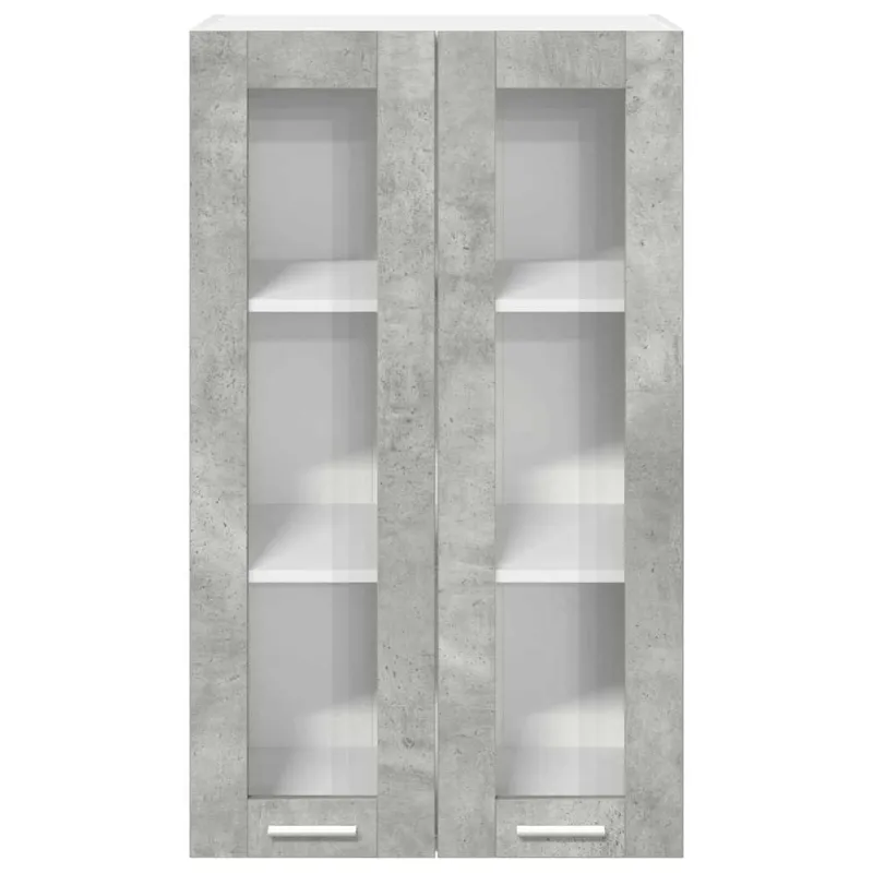 Pakabinama spintelė su saugykla Betono pilka 60 x 31 x 100 cm