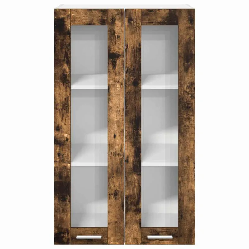 Pakabinama spintelė su saugykla Rūkyta ąžuolas 60 x 31 x 100 cm