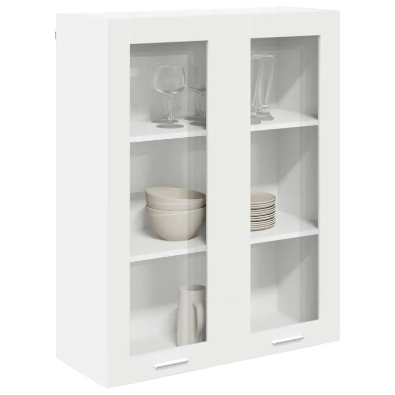 Pakabinama spintelė Balta 80 x 31 x 100 cm Apdirbta mediena