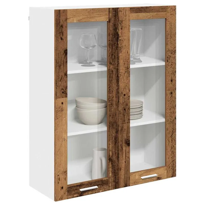 Pakabinama spintelė su saugykla Senas medis 80 x 31 x 100 cm