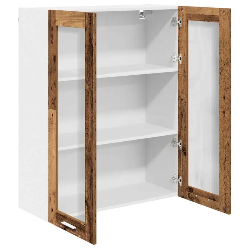 Pakabinama spintelė su saugykla Senas medis 80 x 31 x 100 cm