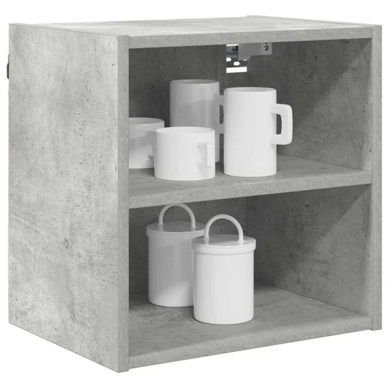 Pakabinama spintelė su saugykla Betono pilka 40 x 29,5 x 40 cm
