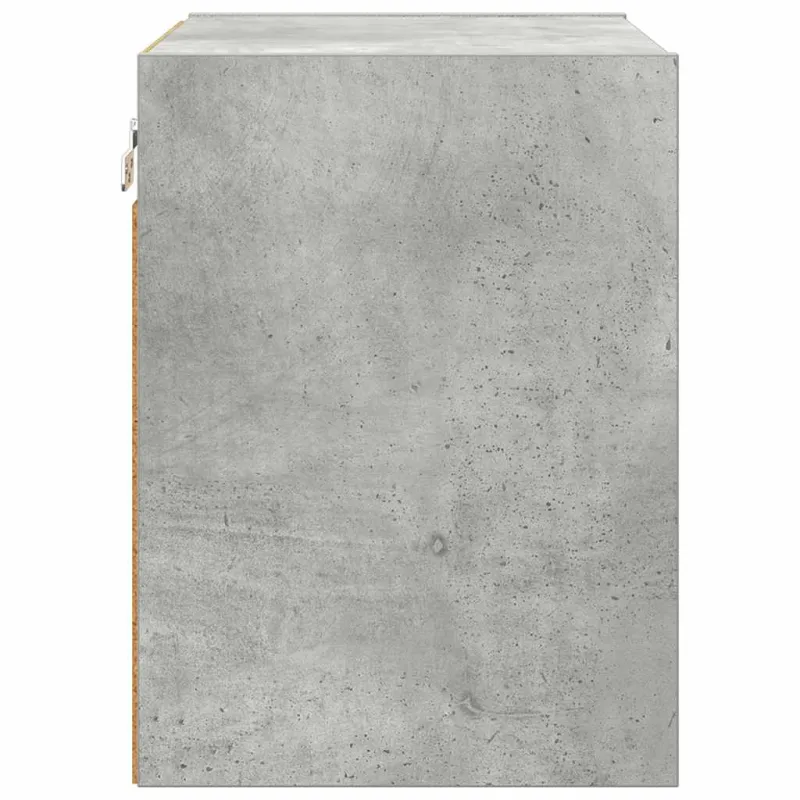 Pakabinama spintelė su saugykla Betono pilka 40 x 29,5 x 40 cm