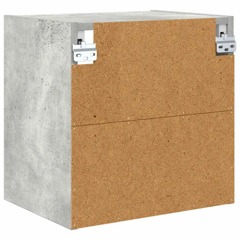 Pakabinama spintelė su saugykla Betono pilka 40 x 29,5 x 40 cm