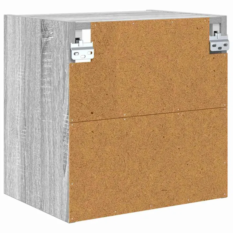 Pakabinama spintelė su saugykla Pilkas Sonoma 40 x 29,5 x 40 cm