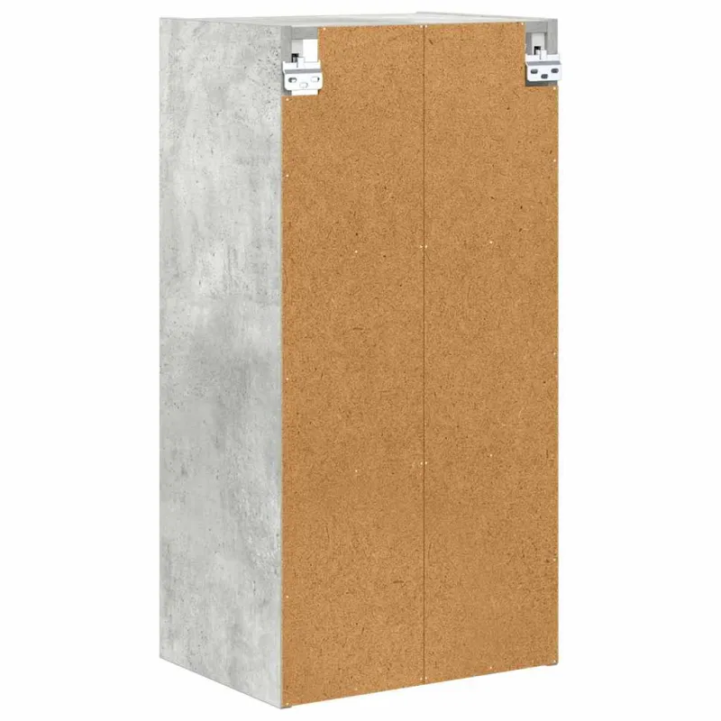 Pakabinama spintelė su saugykla Betono pilka 40 x 29,5 x 80 cm