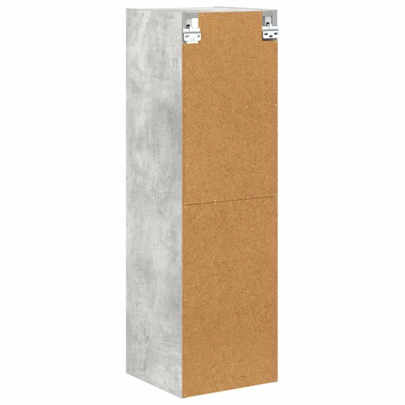 Pakabinama spintelė su saugykla Betono pilka 30 x 29,5 x 100 cm