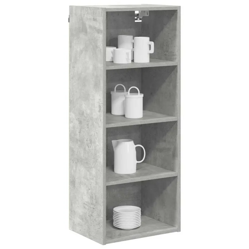 Pakabinama spintelė su saugykla Betono pilka 40 x 29,5 x 100 cm