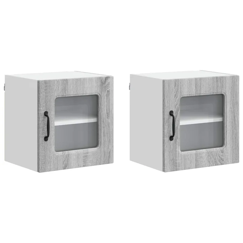 Indaplovės plokštė Kalmar 2 pcs Pilkas Sonoma 40 x 31 x 40 cm