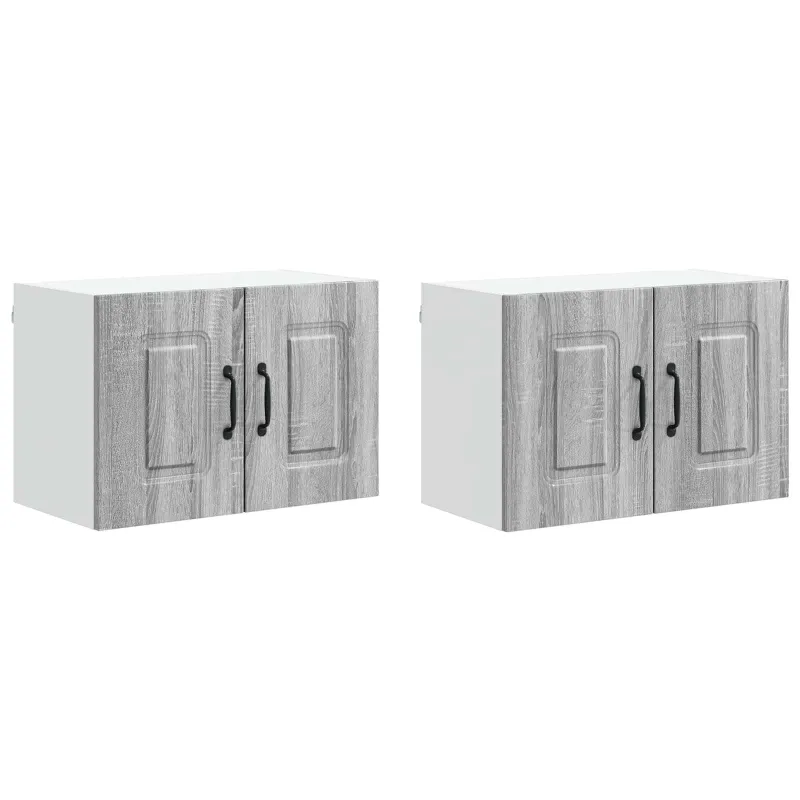 Indaplovės plokštė Kalmar 2 pcs Pilkas Sonoma 60 x 31 x 40 cm