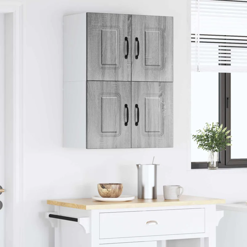 Indaplovės plokštė Kalmar 2 pcs Pilkas Sonoma 60 x 31 x 40 cm