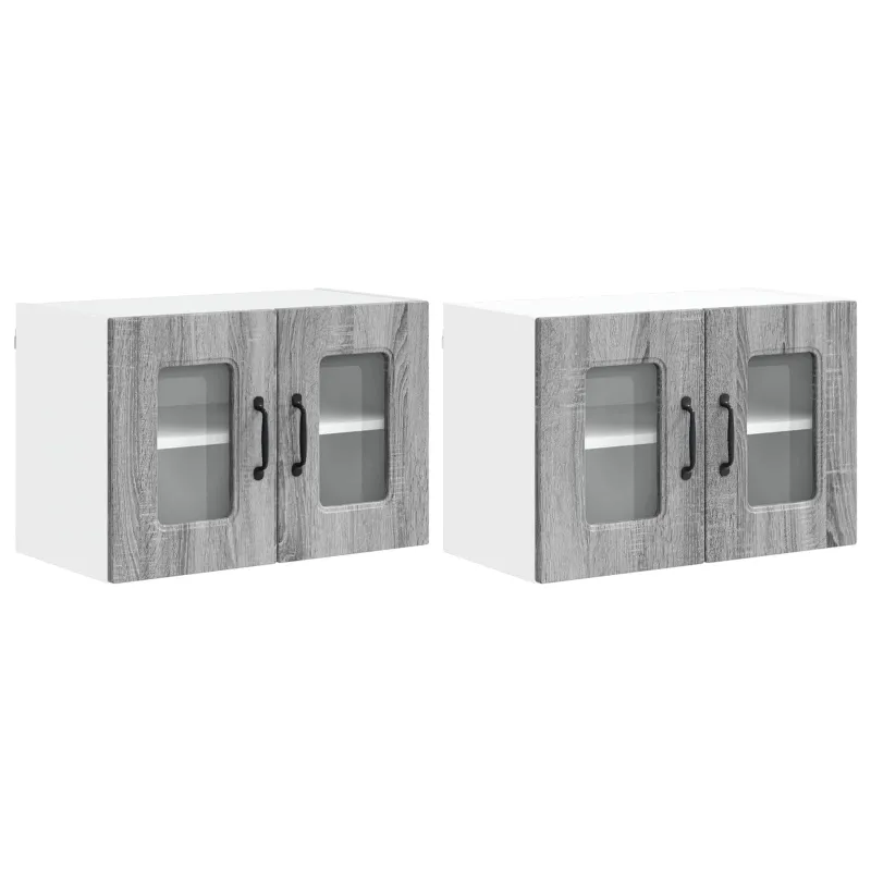 Indaplovės plokštė Kalmar 2 pcs Pilkas Sonoma 60 x 31 x 40 cm
