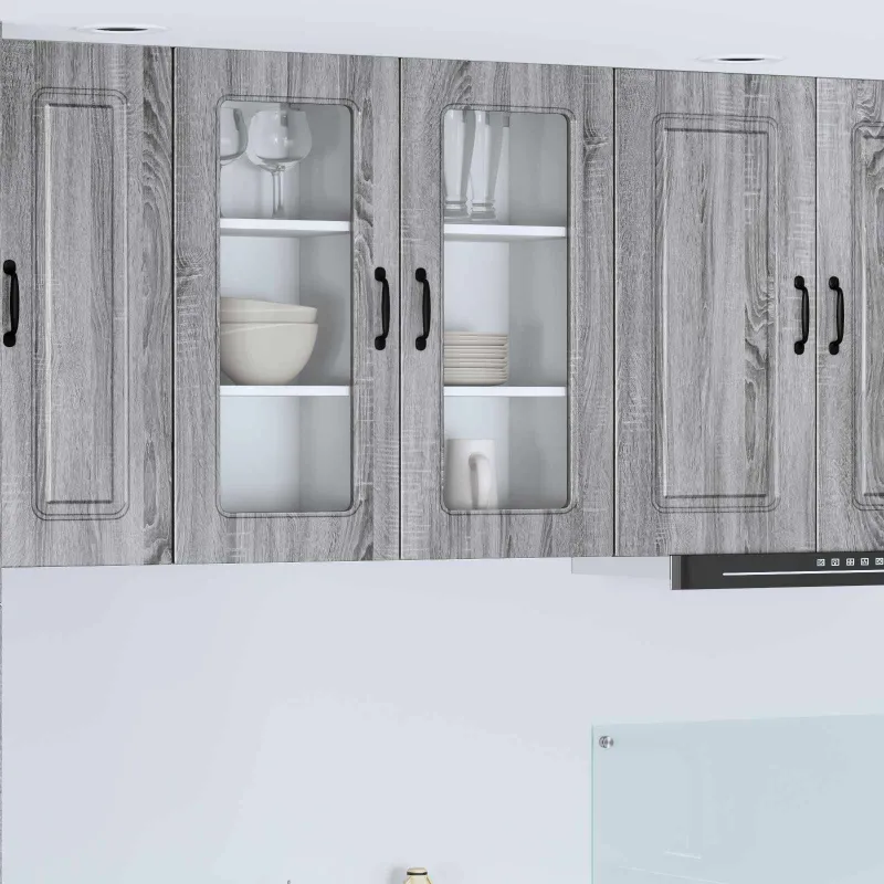 Indaplovės plokštė Kalmar 2 pcs Pilkas Sonoma 40 x 31 x 80 cm