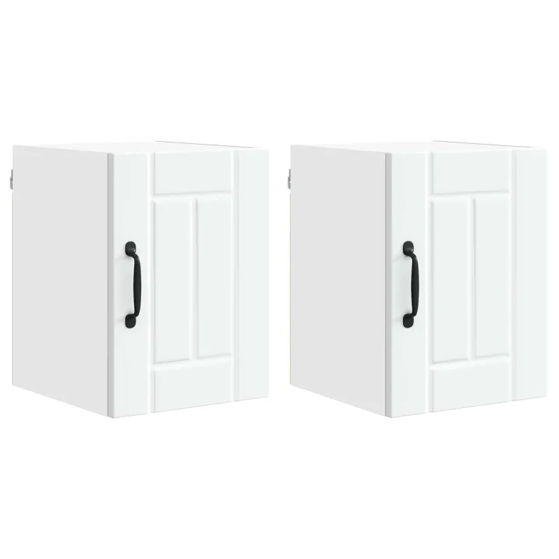 Sieninė spintelė LUCCA 2 pcs Balta 30 x 31 x 40 cm