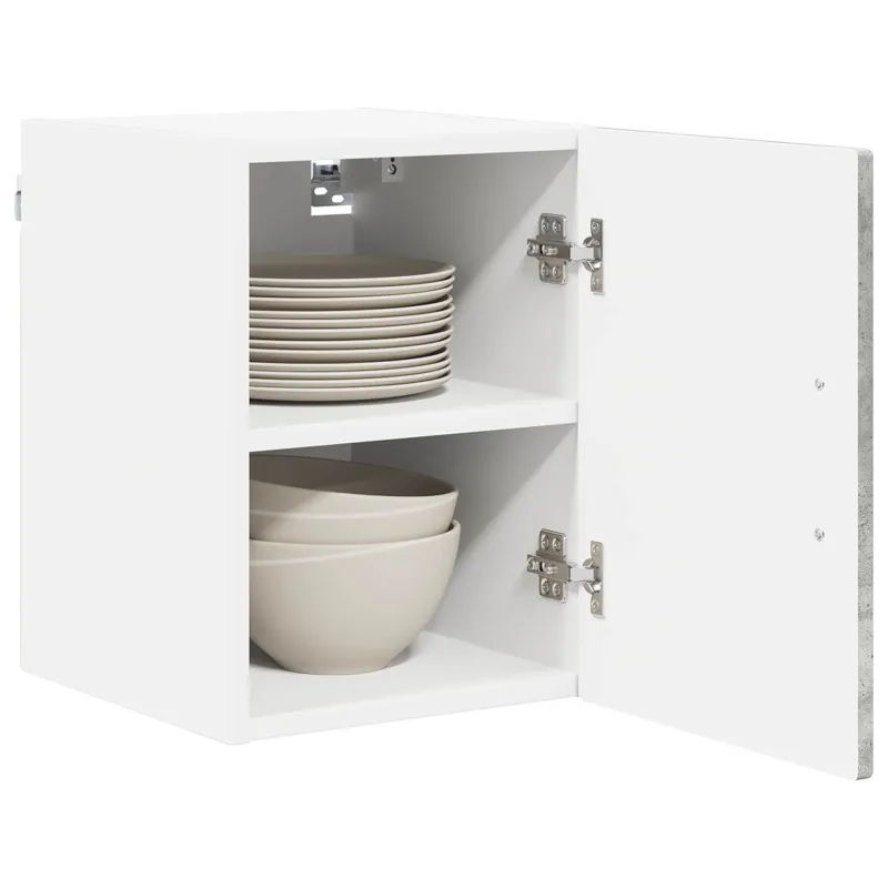 Sieninė spintelė LUCCA 2 pcs Betono pilka 30 x 31 x 40 cm