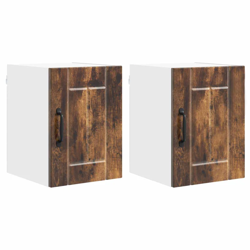 Sieninė spintelė LUCCA 2 pcs Dūminio ąžuolo 30 x 31 x 40 cm