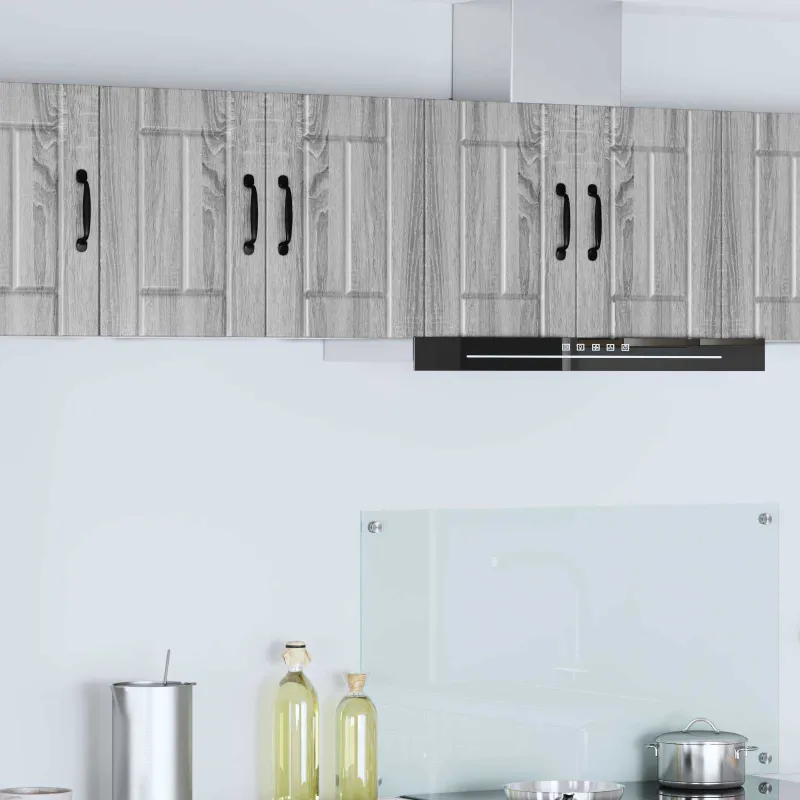 Sieninė spintelė LUCCA 2 pcs Pilka sonoma ąžuolo