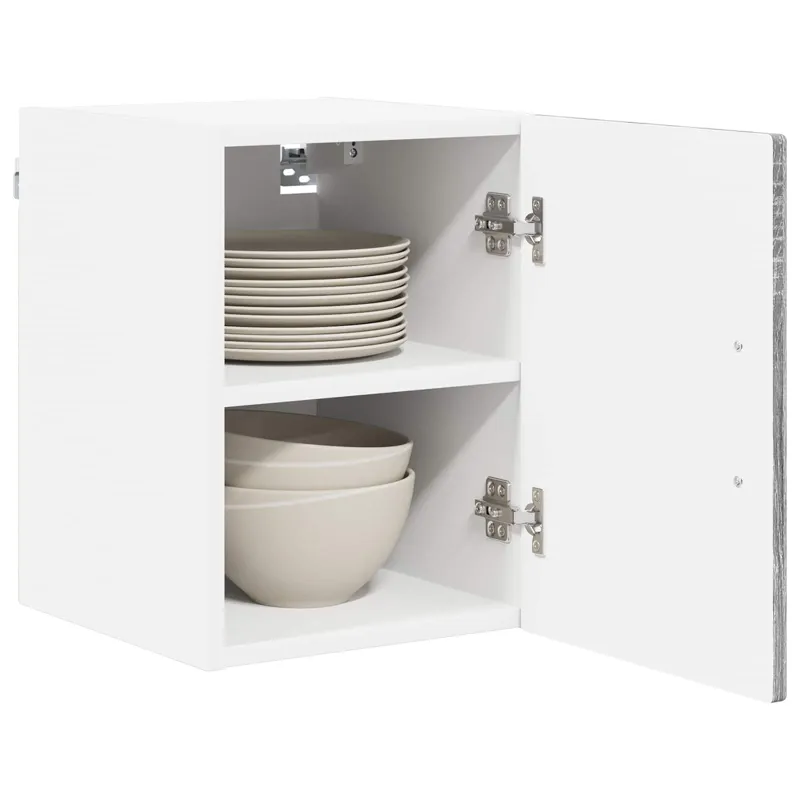 Sieninė spintelė LUCCA 2 pcs Pilka sonoma ąžuolo