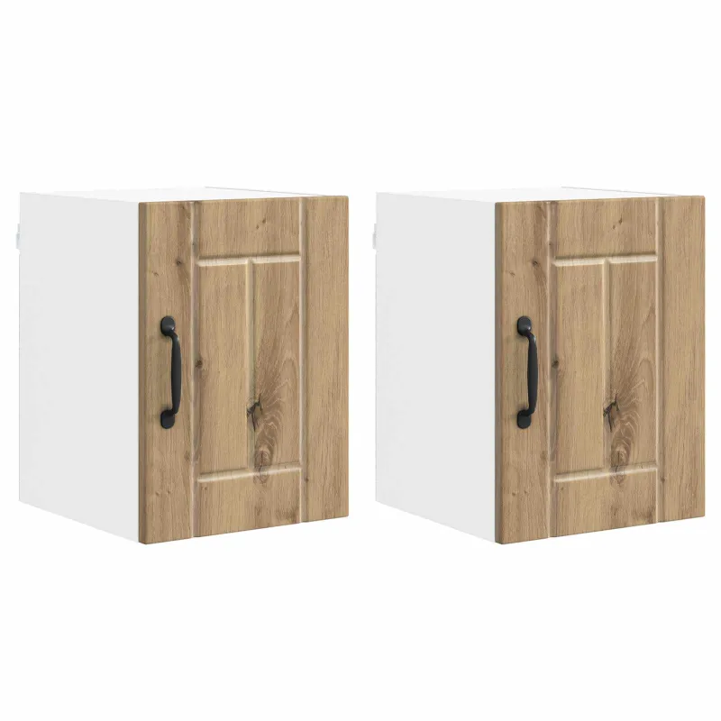 Sieninė spintelė LUCCA 2 pcs Artisano ąžuolo 30 x 31 x 40 cm
