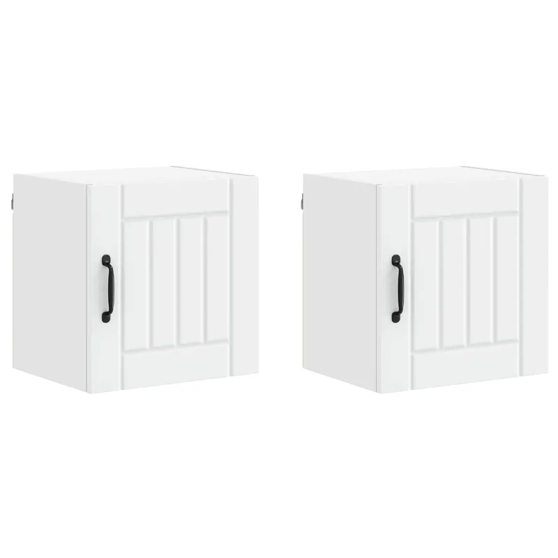 Sieninė spintelė LUCCA 2 pcs Balta 40 x 31 x 40 cm